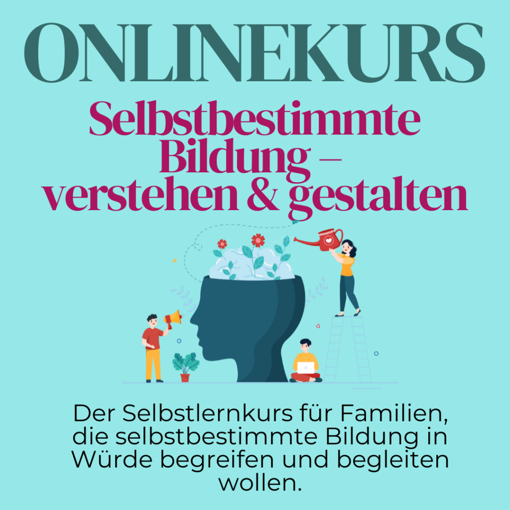 Produktfoto für Online Kurs Selbstbestimmte Bildung verstehen und gestalten von der Akademie für selbstbestimmte Bildung