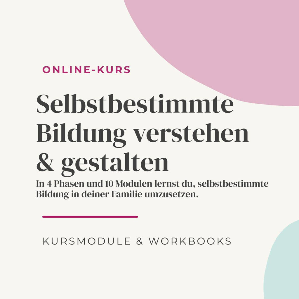 Produktbild Kurs Selbstbestimmte Bildung - verstehen und gestalten